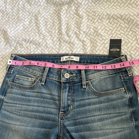hollister 5s (27x30) low rise straight leg jeans - Picture 5 of 10